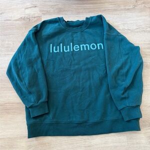 Lululemon Oversized Logo Crew Sweatshirt